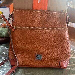 Dooney & Bourke Tan Leather Crossbody Bag